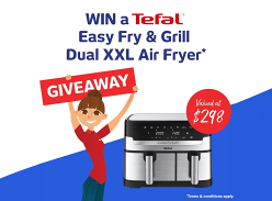 Win 1 of 2 Tefal Easy Fry & Grill Dual XXL Air Fryers