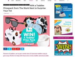Win 1 of 2 Toddler Prize Packs