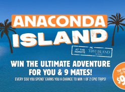 Win 1 of 2 Trips to Anaconda Island for 10 People