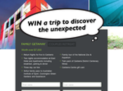 Win 1 of 2 trips to Canberra!