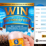Win 1 of 2 trips to Oktoberfest in Germany! - Lowenbrau