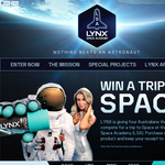 Win 1 of 2 trips to space!