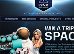 Win 1 of 2 trips to space!