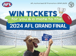 Win 1 of 2 Trips to the 2024 AFL Grand Final