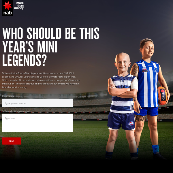 Win 1 of 2 Ultimate Footy Experiences