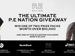 Win 1 of 2 Ultimate P.E Nation Prize Packs