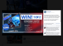 Win 1 of 2 Viewsonic VX2757 75Hz FreeSync gaming monitors!