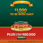 Win 1 of 20 $1,000 Wish gift cards as well as the chance to participate in $100,000 cash giveaway!
