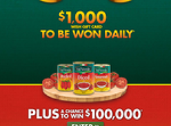 Win 1 of 20 $1,000 Wish gift cards as well as the chance to participate in $100,000 cash giveaway!
