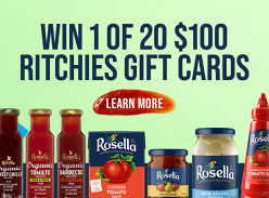 Win 1 of 20 $100 Ritchies Gift Cards