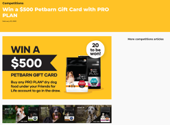 Win 1 of 20 $500 Gift Cards with PRO PLAN!