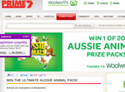 Win 1 of 20 'Aussie Animals' prize packs!