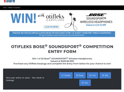 Win 1 of 20 Bose Soundsport Headphones
