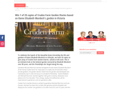 Win 1 of 20 copies of Cruden Farm Garden Diaries
