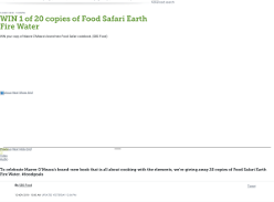 Win 1 of 20 copies of Food Safari Earth Fire Water