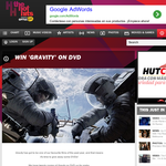 Win 1 of 20 copies of 'Gravity' on DVD!