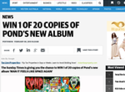 Win 1 of 20 Copies of Pond's New Album