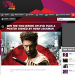 Win 1 of 20 copies of 'The Wolverine' on DVD + a poster signed by Hugh Jackman!