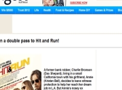 Win 1 of 20 double passes to Hit and Run!