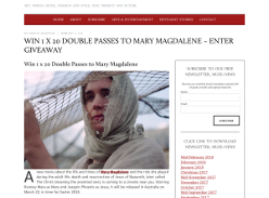 Win 1 of 20 double passes to Mary Magdalene