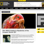Win 1 of 20 double passes to see 'Mysteries of the Unseen World 3D' at the IMAX!