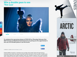 Win 1 of 20 double passes to see Vox Lux