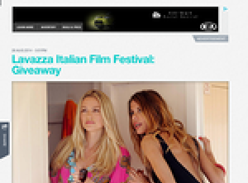 Win 1 of 20 double passes to the Lavazza Italian Film Festival!