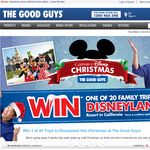 Win 1 of 20 family trips to Disneyland in California!