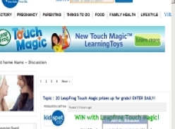Win 1 of 20 Leapfrog Touch Magic prizes