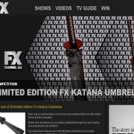 Win 1 of 20 limited edition FX Katana Umbrellas