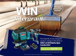 Win 1 of 20 Makita 3-Piece Combo Kits