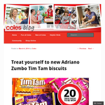 Win 1 of 20 packs of the new Adriano Zumbo 'Tim Tams'!