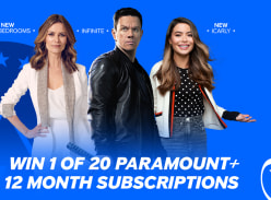 Win 1 of 20 Paramount+ 12 Month Subscriptions