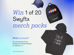 Win 1 of 20 Swyftx Merch Packs