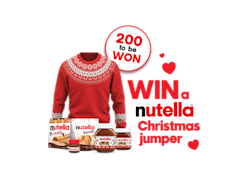Win 1 of 200 Nutella Christmas Jumpers