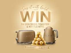 Win 1 of 200 Smeg Toaster & Kettle Kits