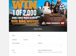 Win 1 of 2000 double movie passes to watch the BBQ movie