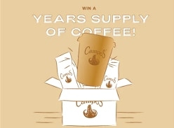 Win 1 of 21 Campos Coffee Subscriptions for 12 Months