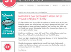 Win 1 of 21 Prizes valued at 3152