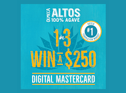 Win 1 of 2127 $250 Mastercards