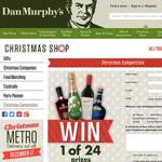 Win 1 of 24 'Dan Murphy's' prizes!