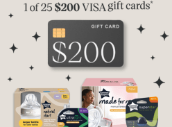 Win 1 of 25 $200 Visa Gift Cards