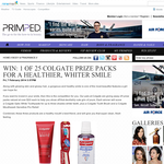 Win 1 of 25 Colgate prize packs!