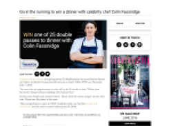 Win 1 of 25 double passes to an exclusive dinner at Colin's acclaimed restaurant '4Fourteen' in Surry Hills!