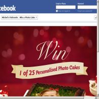 Win 1 of 25 personalised photo cakes!
