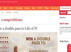 Win 1 of 270 Double Passes to see Life of Pi