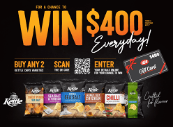 Win 1 of 28 $400 IGA Gift Cards