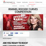 Win 1 of 28 'Rimmel London' Rockin' Curves Mascaras!