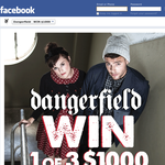 Win 1 of 3 $1,000 Dangerfield wardrobes!