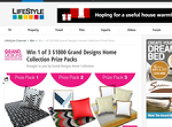 Win 1 of 3 $1,000 'Grand Designs' Home Collection prize packs!